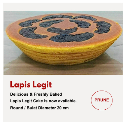 

Lapis Legit Prune Blueband Bulat / Round