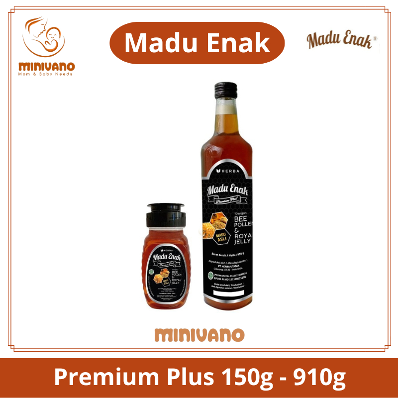 

Madu Enak PREMIUM PLUS - Bee Pollen Royal Jelly - 150gr 910gr