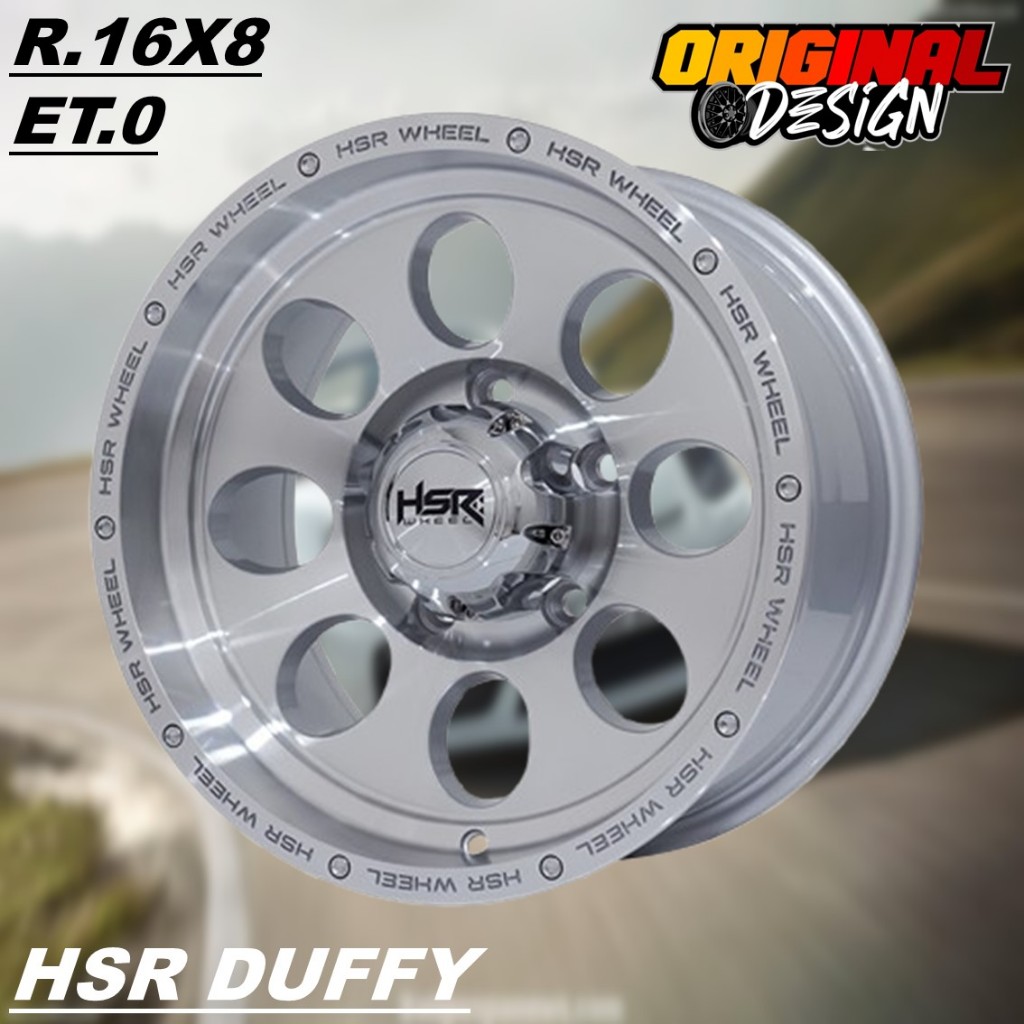 Velg mobil TAFT GT, ESCUDO, JINMY, KATANA, ring 16 HSR DUFFY R16 lebar 8 lubang 5x139,7