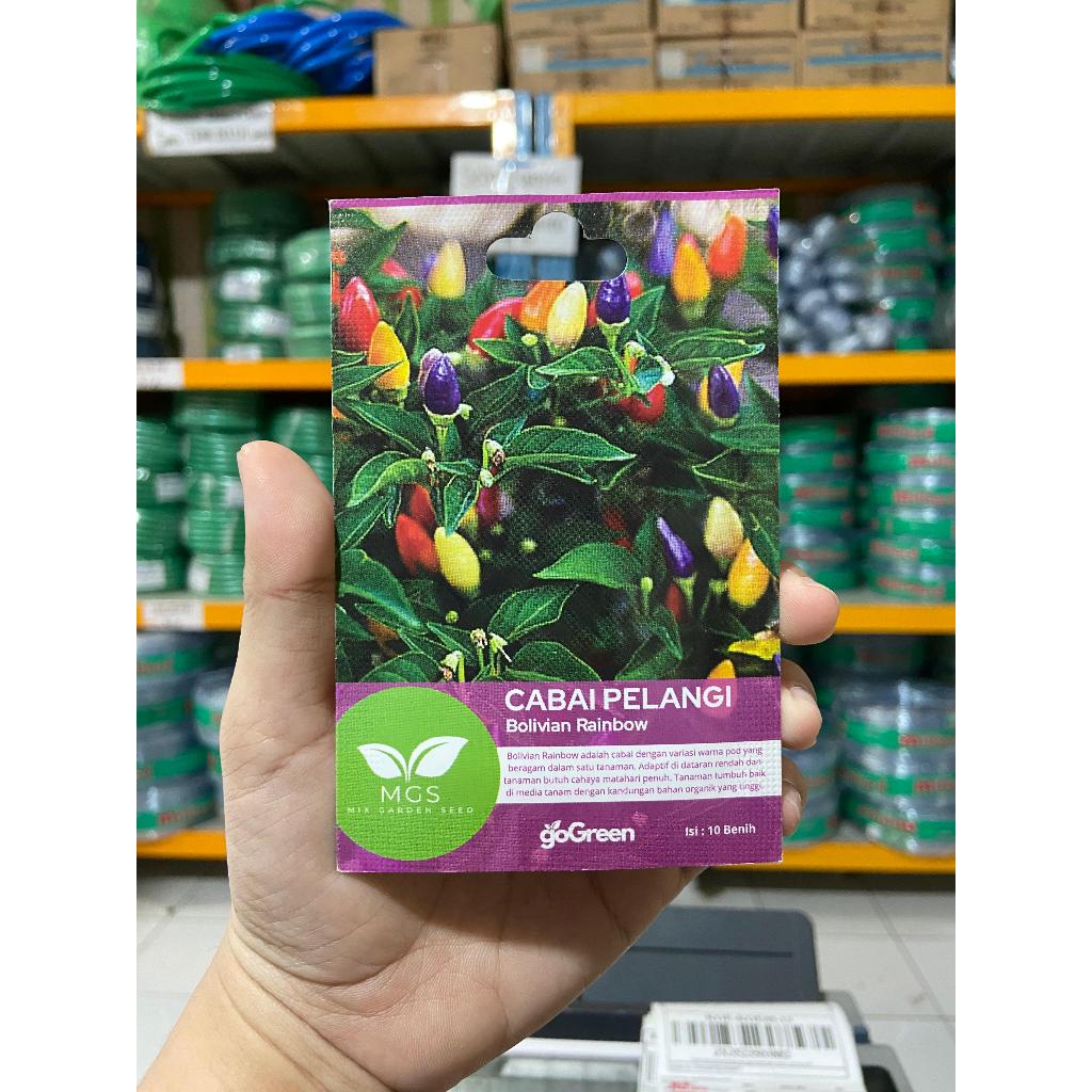 Benih Cabe Pelangi Rainbow-Benih Cabai Pelangi Rainbow-Benih Cabe Pelangi Hias