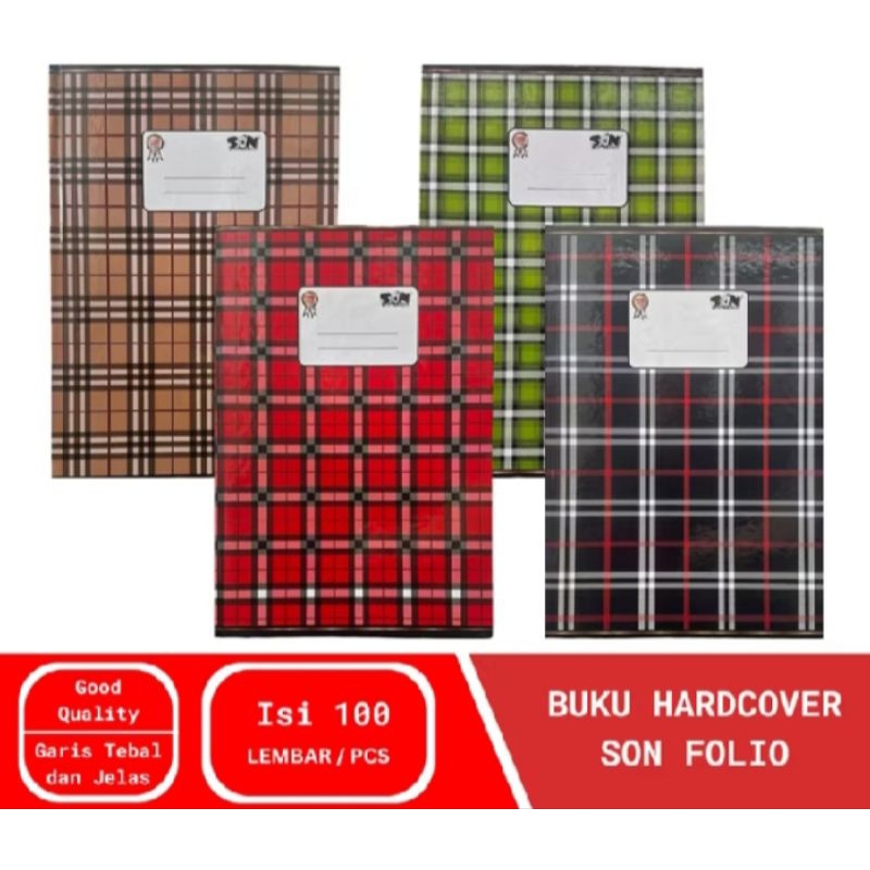 

BUKU HARD COVER FOLIO SON 100 LEMBAR/ BUKU FOLIO 100
