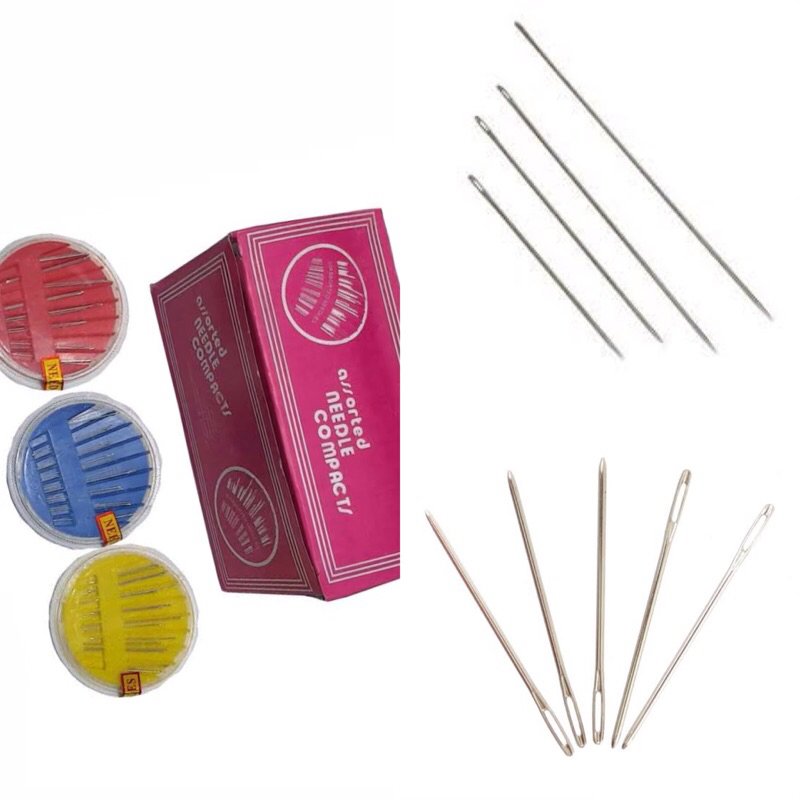 Jarum -Jarum tangan Bell Bulat, Jarum Kasur/Tilam, Jarum Sulam / kristik, dan Bijian