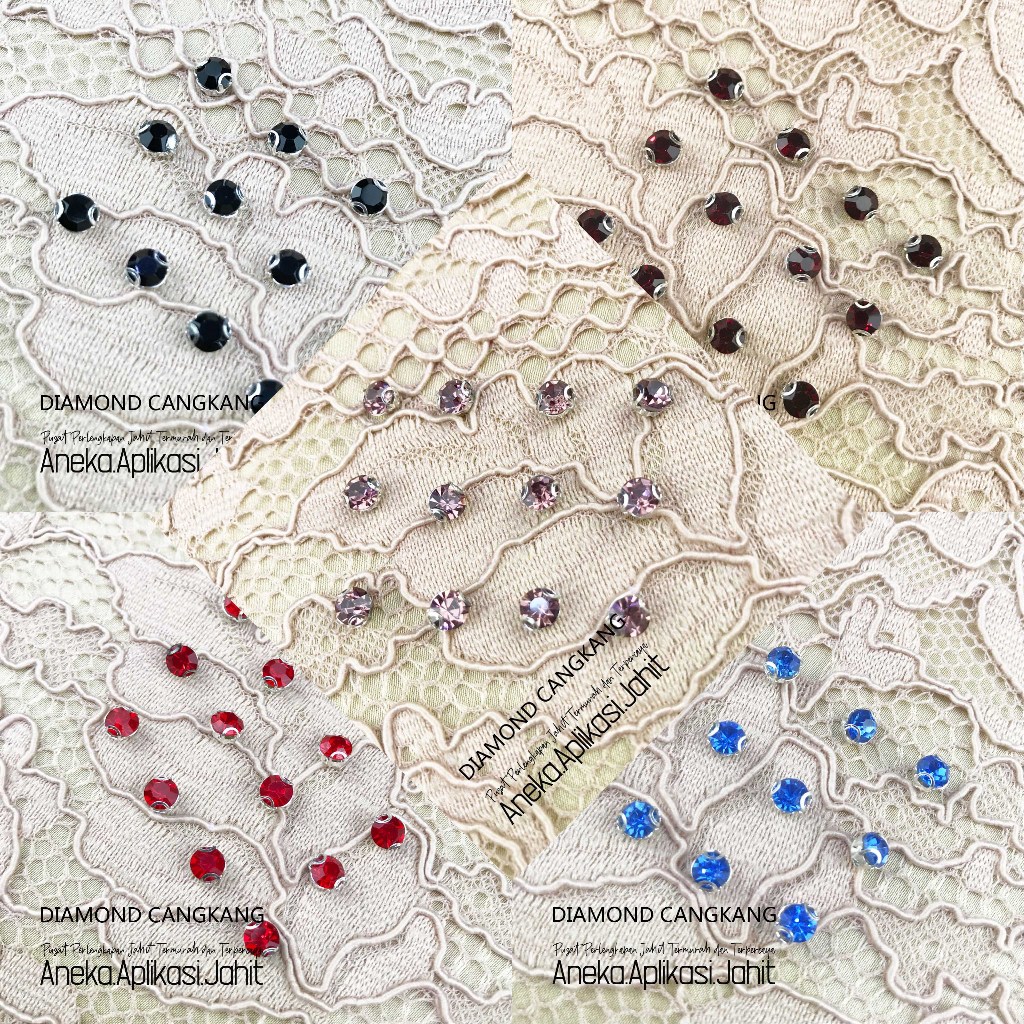 144 PCS DIAMOND CANGKANG PELANGI / BATU CANGKANG PELANGI / PAYET CANGKANG PELANGI
