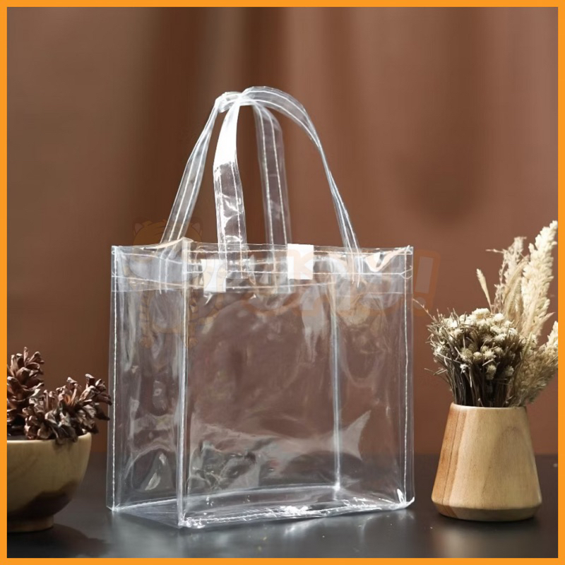 

YAY! (BACA DESKRIPSI!) TAS MIKA BENING TRANSPARAN / TAS HAMPERS LEBARAN ULANG TAHUN
