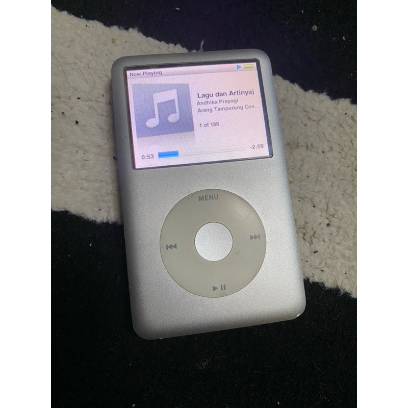ipod classic gen 7 mod cf 128gb silver