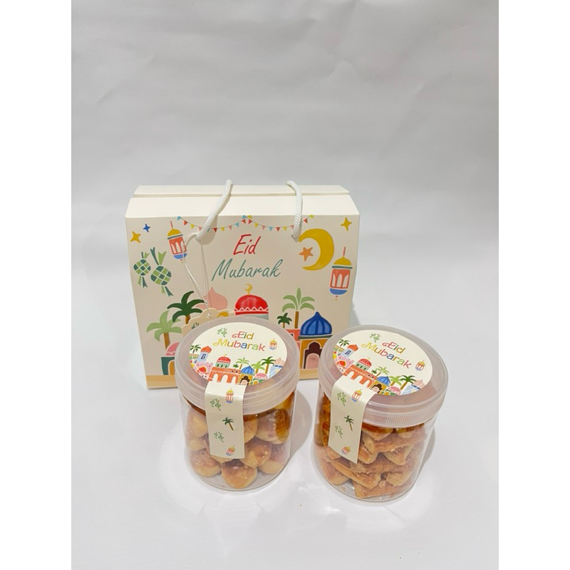

hampers 2 toples tabung dan bulat