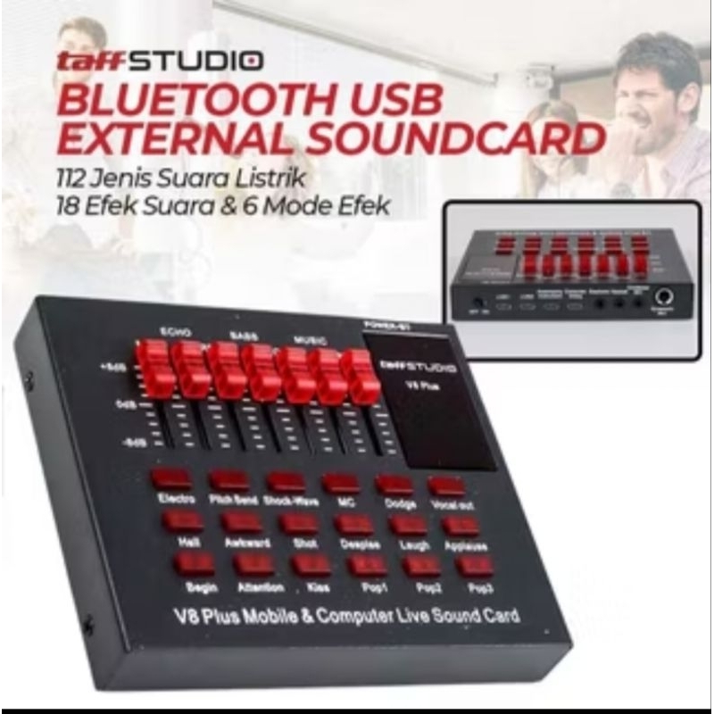 taffstudio soundcard v8 plus