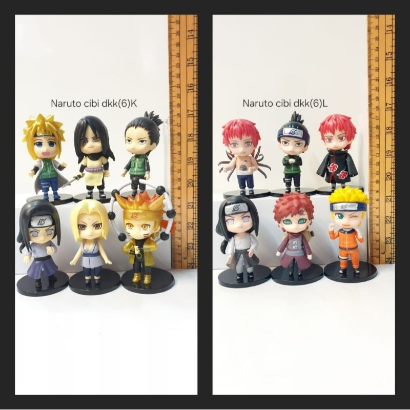 figure set 6 naruto kakashi tsunade itachi orochimaru gaara