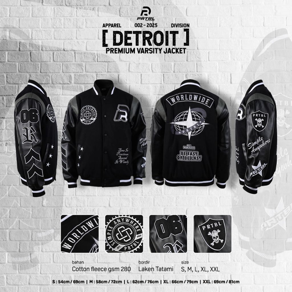 Prtbl Premium Varsity jacket - Detroit