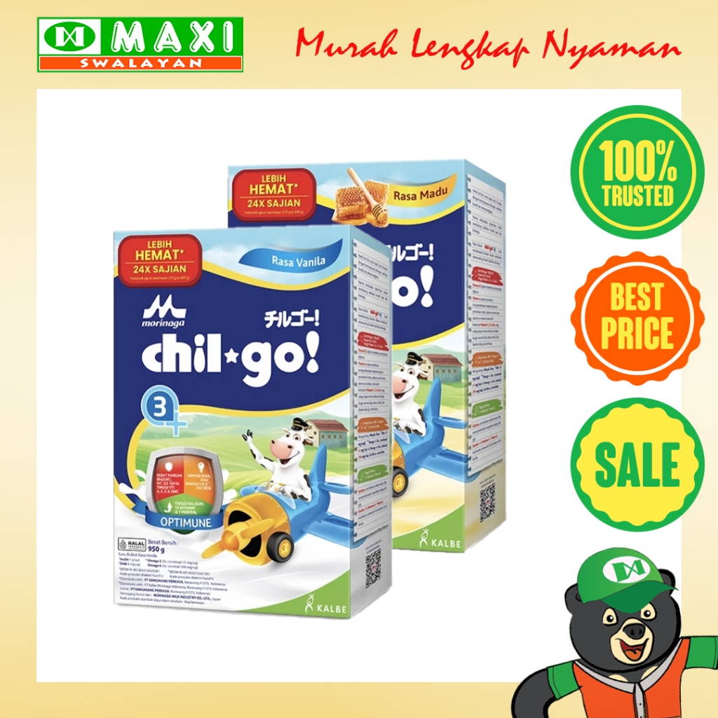 

Chil go 3+ Kemasan 950gram