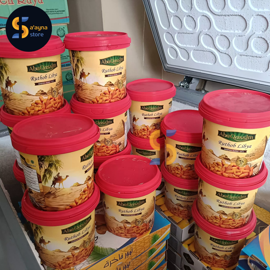 Kurma Ruthob Ember Abuqassim Kemasan 850gr Kurma Muda Kurma manis Kurma Murah Kurma Ruthob Libya