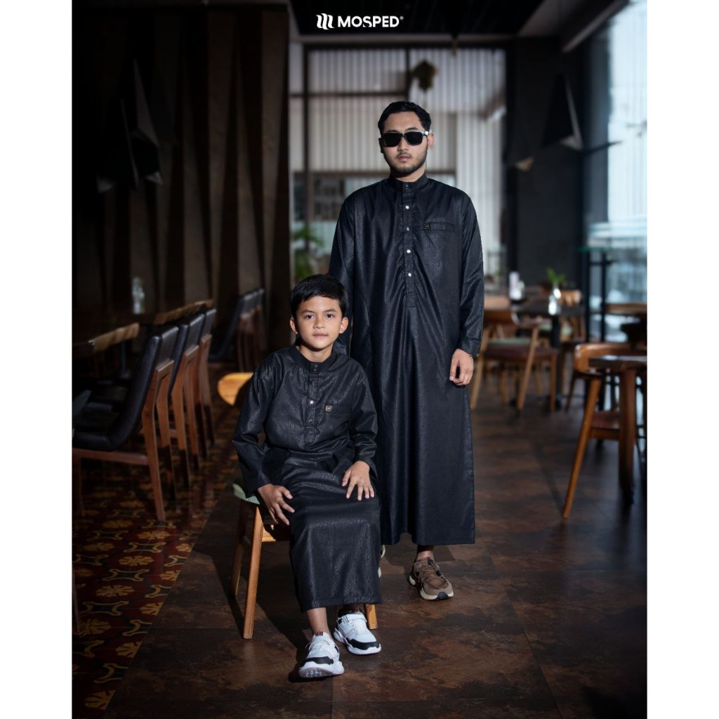 Jubah Haaziq Couple Father and Son Mosped