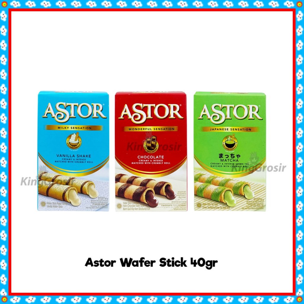 

Astor Wafer Stick Kemasan Box 40gr