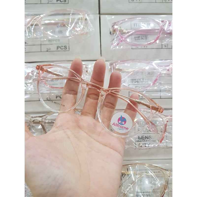 KACAMATA WANITA ANTI RADIASI BULAT KECIL KODE 2319