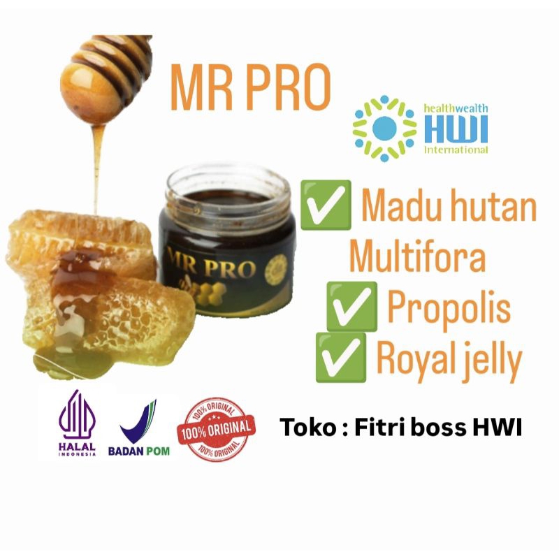 

HWI MR PRO madu royal jelly || madu naikin BB