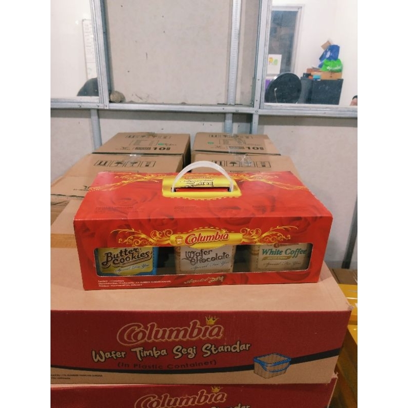 

hampers lebaran murah, Hampers columbia 1 box dapat 3pcs