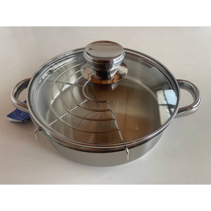 Bima Wok Multicooker Tutup Kaca 22 cm