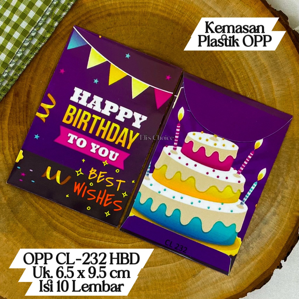 

Amplop SELAMAT ULANG TAHUN HAPPY BIRTHDAY Envelope Angpao Ulang Tahun HBD