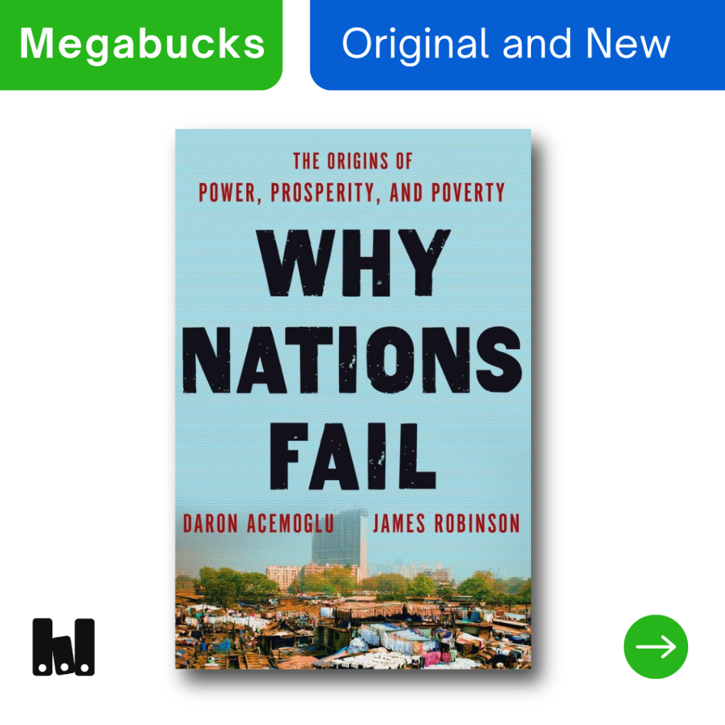 (Currency) Why Nations Fail by Daron Acemoglu Original English