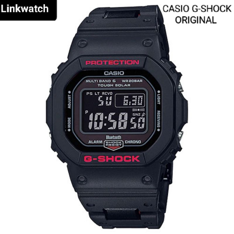 Casio G-SHOCK GW-B5600HR-1DR Jam Tangan Pria Digital GSHOCK GWB5600HR GW-B5600HR-1 GWB5600