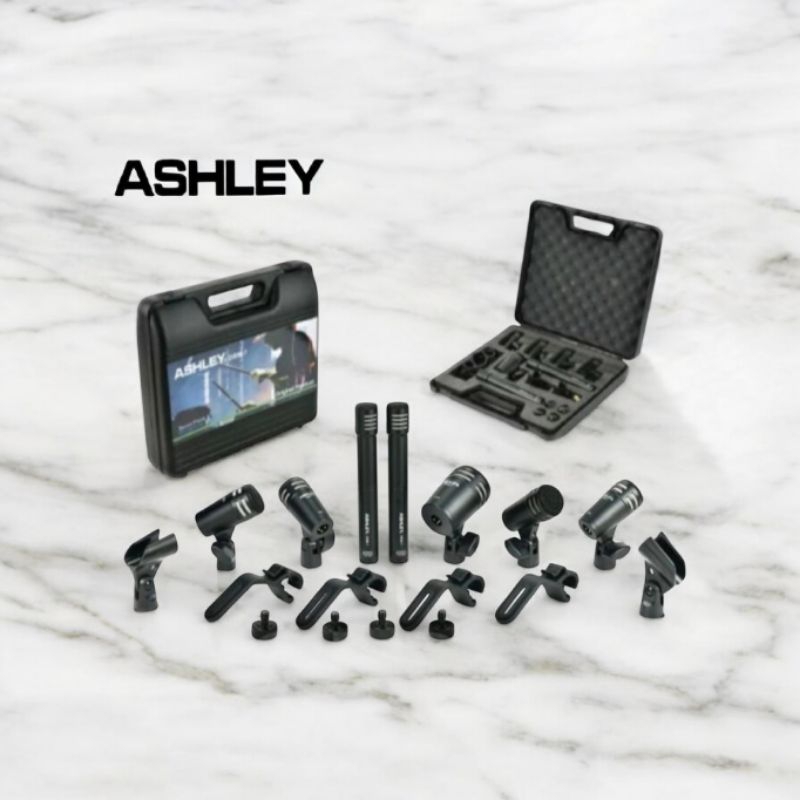 Ashley Mic Drum DRM7 Microphone Drum Set Mikropon Drum One Set Ashley DRM 7