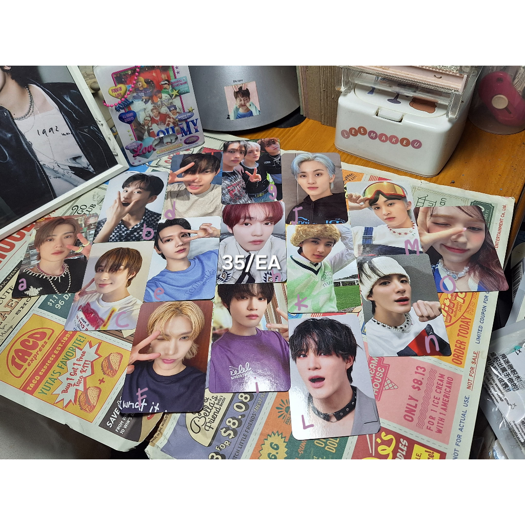 wts || want to sell photocard pc ina  * jaehyun trading card ay-yo  * tc jungwoo, doyoung, ten, chen