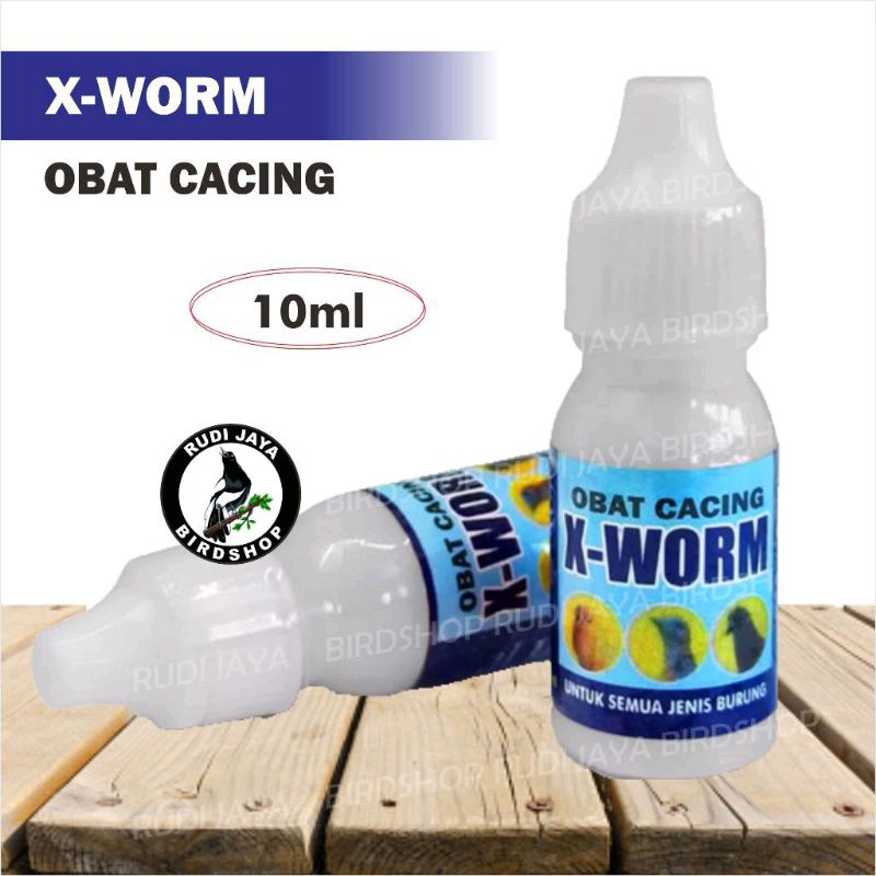 X-WORM X WORM XWORM 1 BOTOL SUPER KICAU OBAT BURUNG PARASIT CACING CACINGAN OBAT CACINGAN UNTUK SEMU
