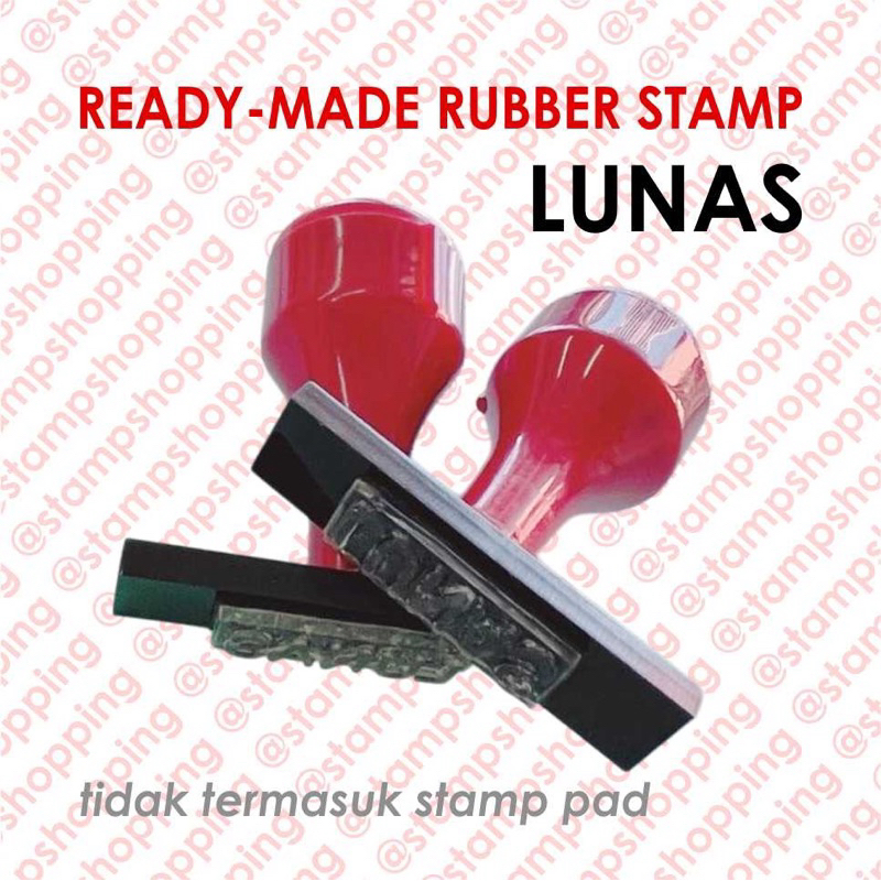 

[RUBBER STAMP] LUNAS READYMADE