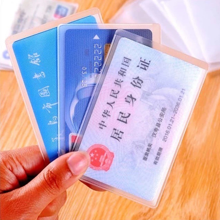 

Plastik Pelindung Kartu Transparant Satuan / Cover Mika Pelindung Kartu ATM SIM KTP Kartu Nama Anti Gores Anti Rusak