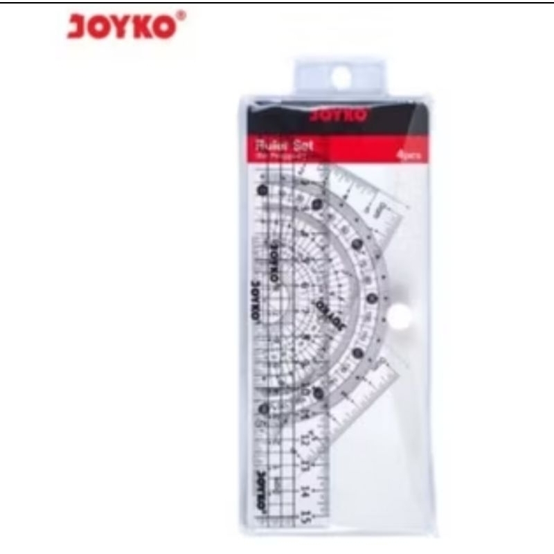 

penggaris set joyko RL-ps2 1 set isi 4 rurel