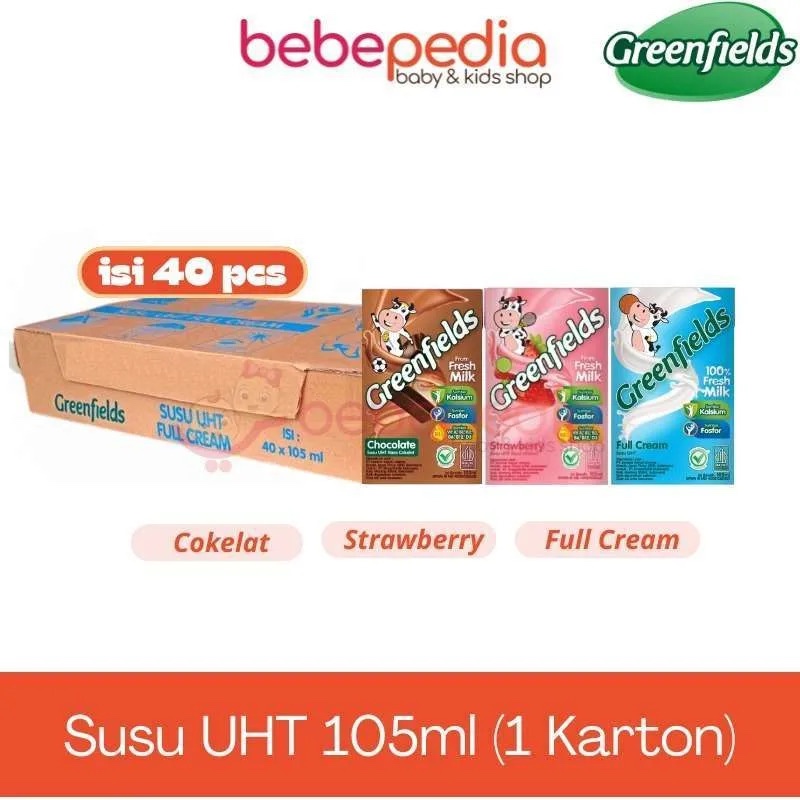 

TERMURAH - Greenfields 40pcs x 105ml 1 Karton