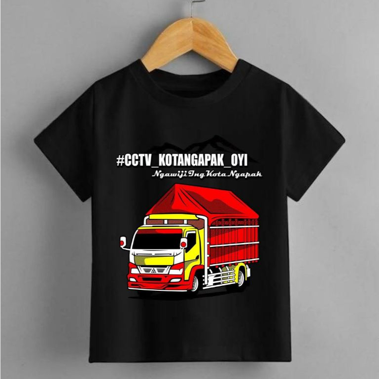 Kaos Truk Anak Canter Mania Indonesia | TRUK OLENG | CCTV _KOTANGAPAK _OYI