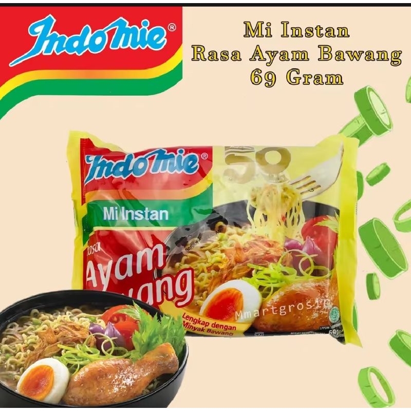 

Indomie ayam bawang 5 pcs