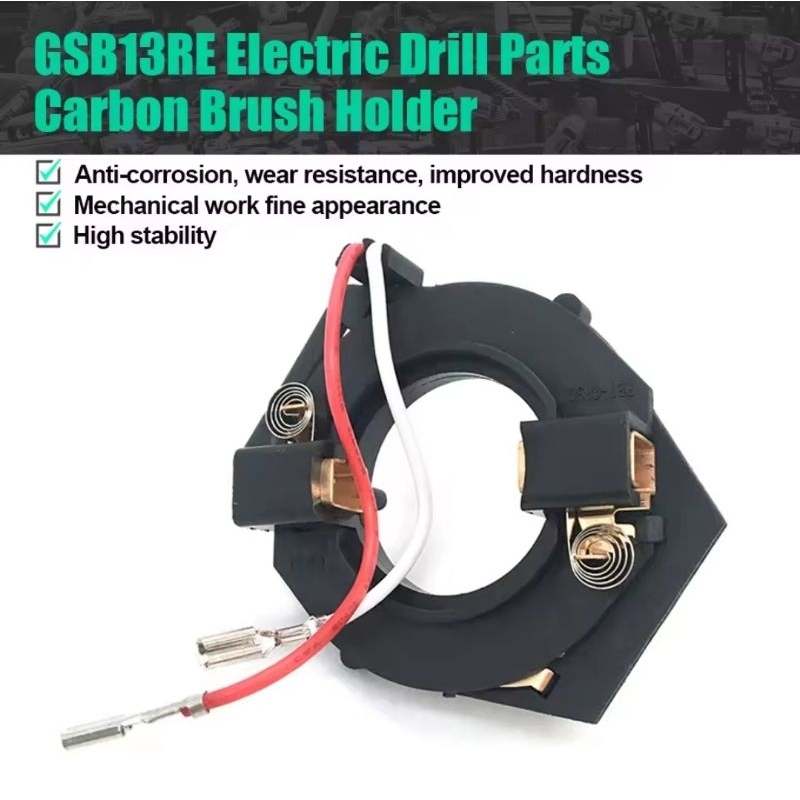 BRUSH HOLDER ORIGINAL BOSCH GSB13RE Rumah Carbon Brush Bor Bosch GSB 13 RE ORIGINAL BOSCH