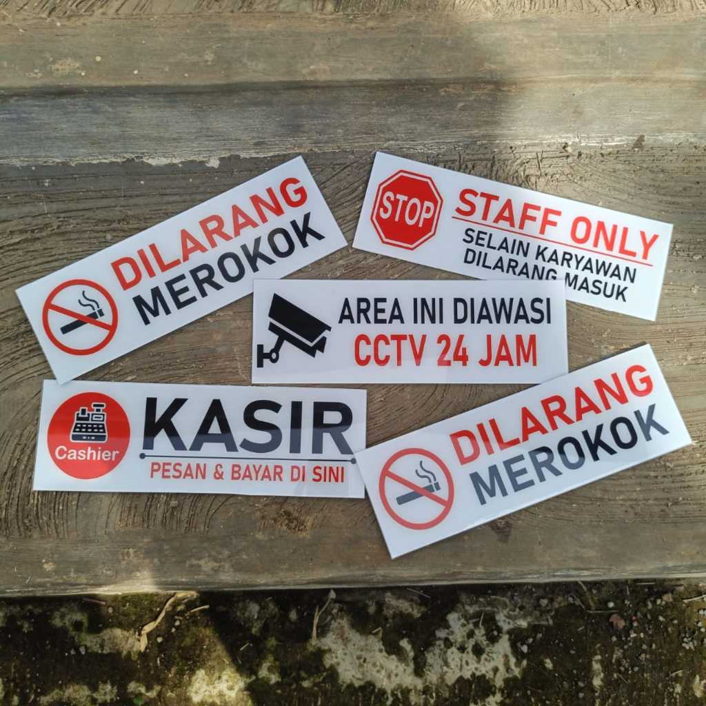 

PAPAN AKRILIK, PAPAN INFORMASI - LARANGAN - PERINGATAN - DLL, AKRILIK CUSTOM, FREE DESAIN ( A 544 )