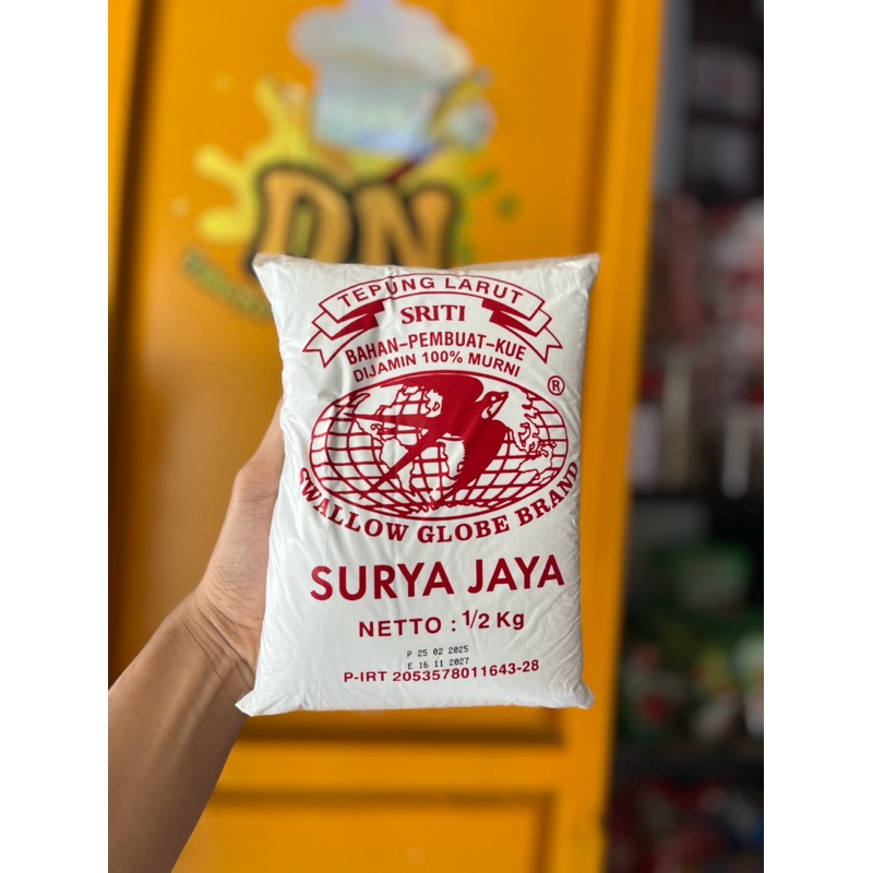 

tepung garut cap sriti asli kemasan pabrik berat 500 gram