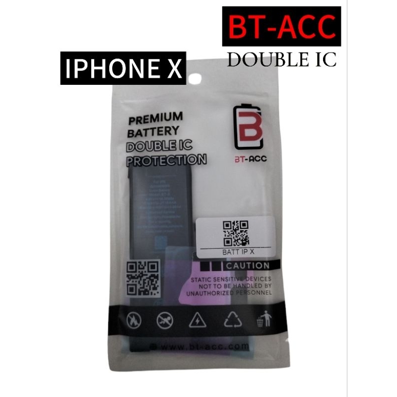 BATERAI IPHONE X BT-ACC DOUBLE IC
