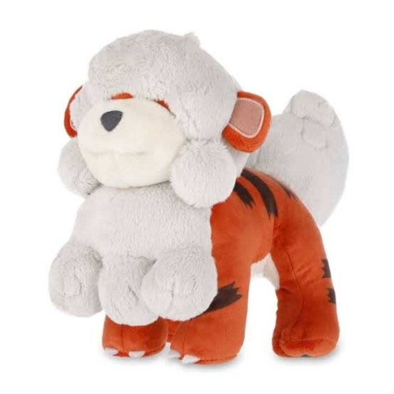 POKEMON CENTER SINGAPORE Boneka Growlithe Hisuian ORIGINAL