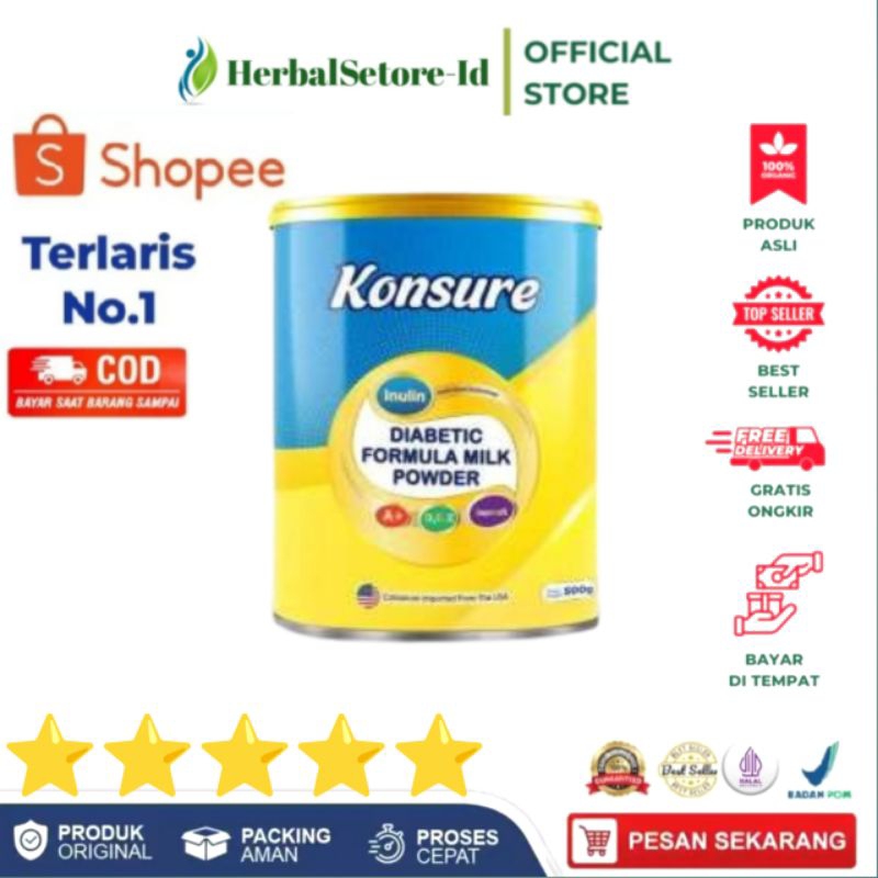 

Konsure Milk Powder Susu Bubuk Diabetes Asli 100% Original