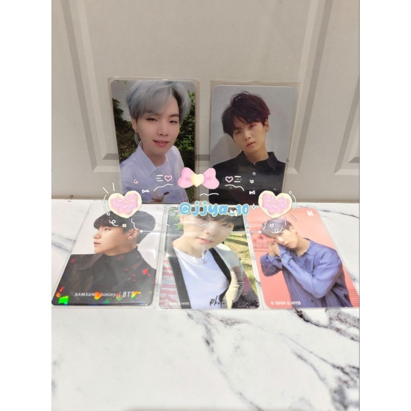 [Ready] Photocard pc official yoongi bts