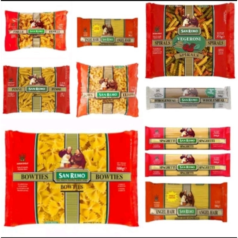 

SAN REMO 500 G & 250 G ALL VARIAN ITEM