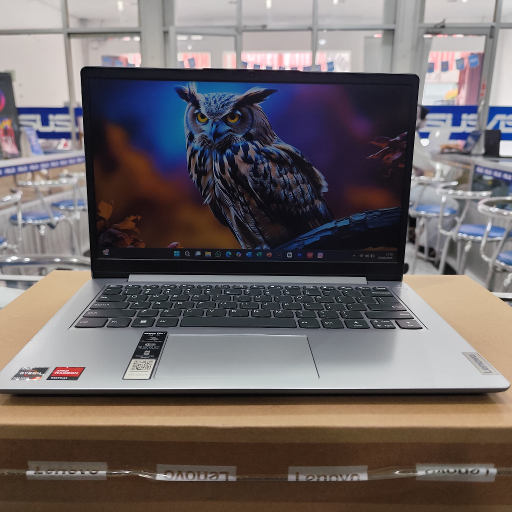 Lenovo Ideapad Slim 1 Ryzen 5 RAM 16GB SSD 512GB Radeon 2GB Garansi Panjang