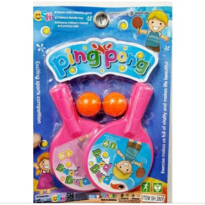 MAINAN ANAK PINGPONG MINI BOLA PINGPONG WARNA