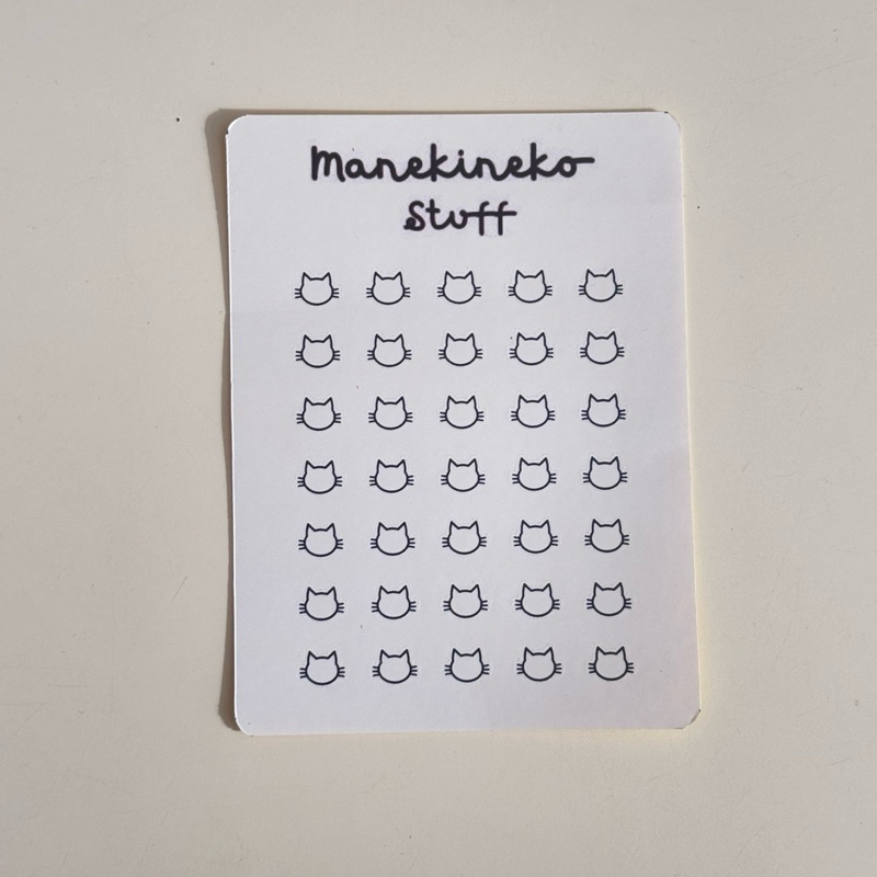 

Stiker Kucing / cat stickers / mini stickers journaling