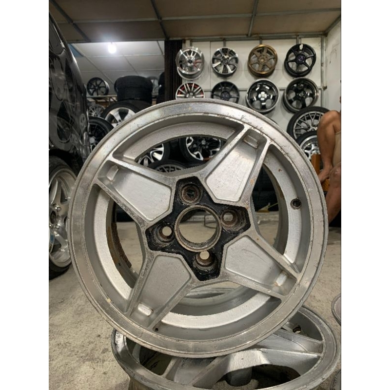 velg enkai F spoke Ring 13×6in et30 pcd 4×100 kondisi bekas