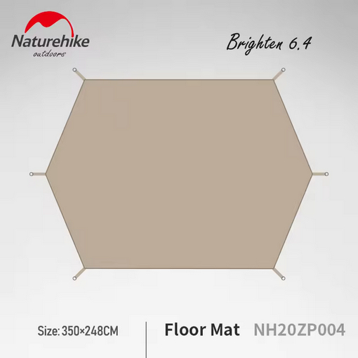 FOOTPRINT ALAS TENDA PYRAMID BRIGHTEN 6.4 NATUREHIKE NH20PJ045