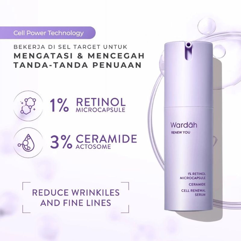 WARDAH SERUM RENEW YOU 1% RETINOL MICROCAPSULE
