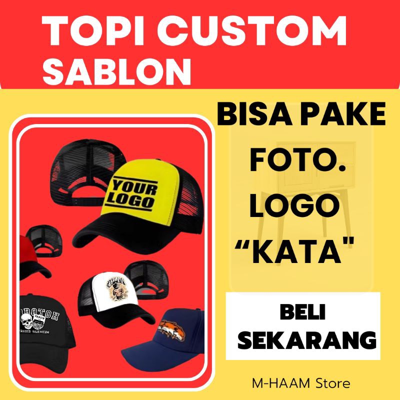Topi Custom Topi Trucker Custom Sablon Topi Trucker Custom Gambar Topi Custom Gambar, Foto, Logo, Ka