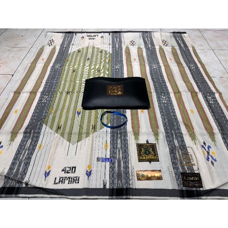 COD Sarung Lamiri SGT SUPER Bahan FULL SUTRA SPUNSLIK A1 210 istimewa Jahit tengah Sulam tangan semu