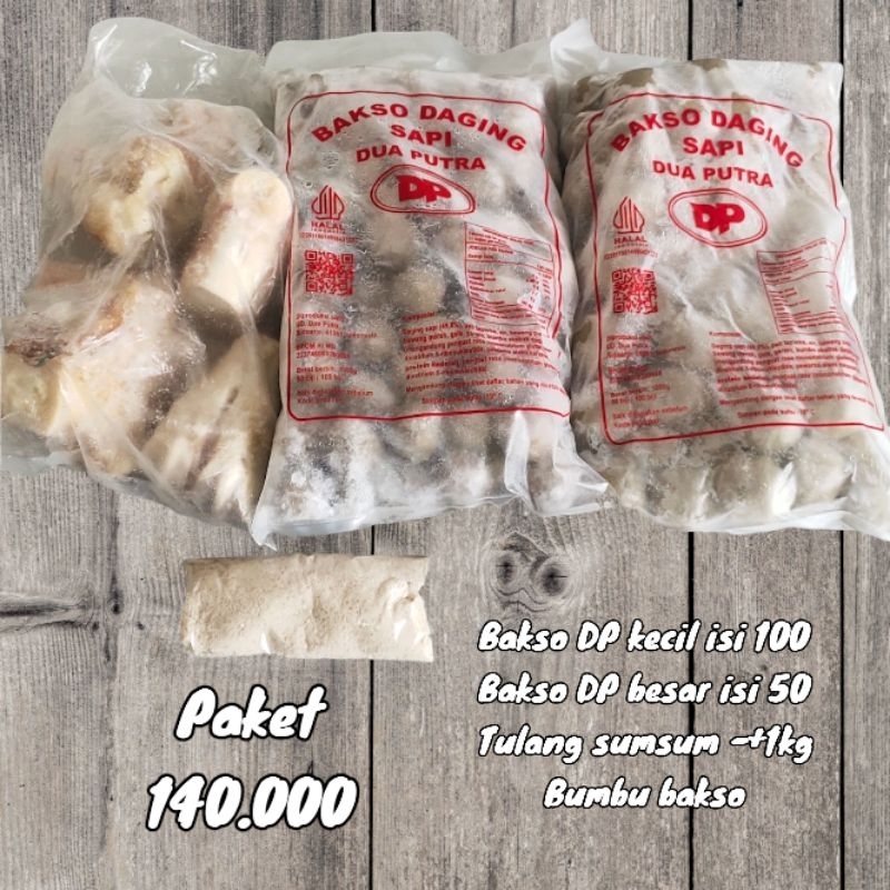 

Paket Bakso sapi Keluarga